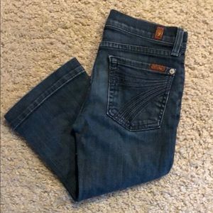 Girls 7 for all Mankind Dojo jean capris